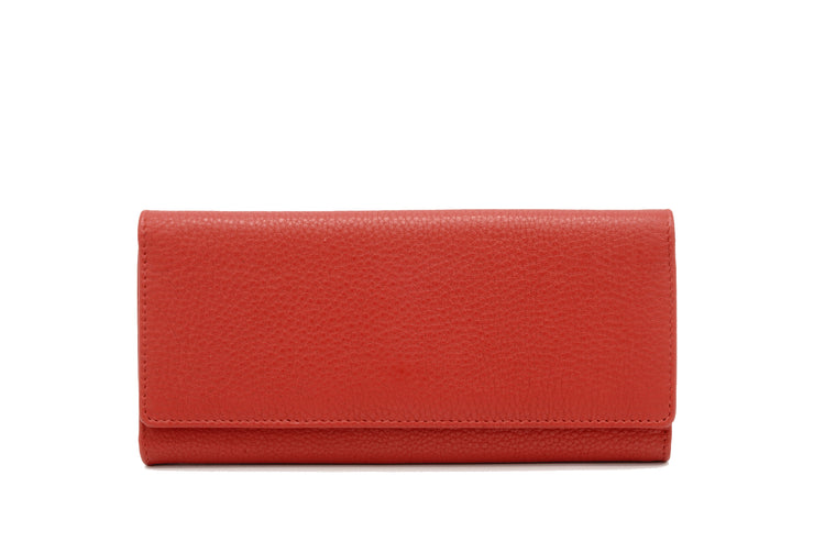 Large Pebbled Leather Wallet