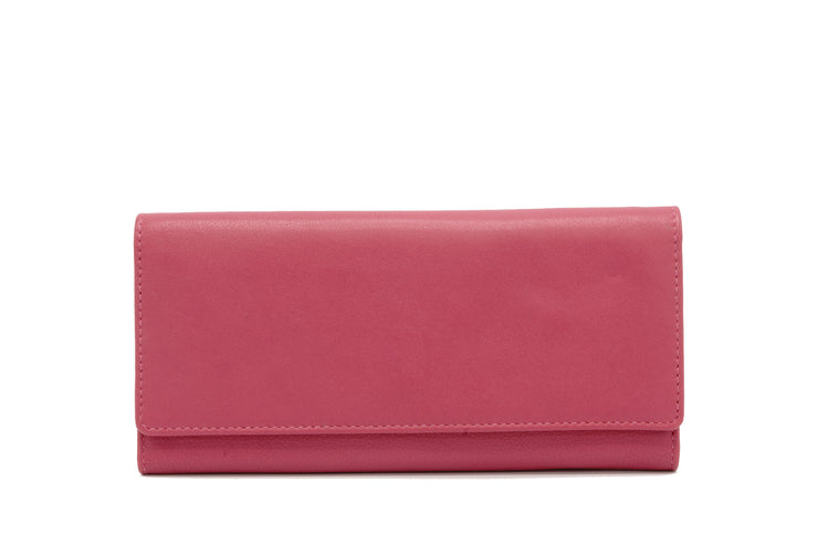 Large Pebbled Leather Wallet