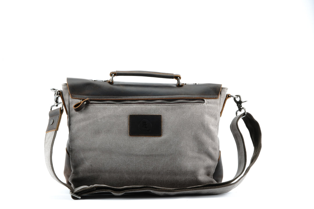 Messenger Bag w/ Leather Flap - Pullover Straps – United