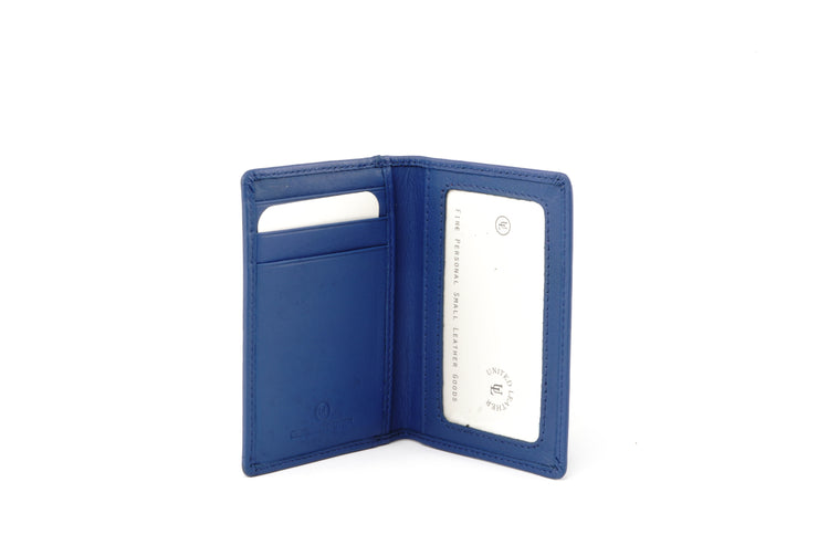 Leather Cardholder with Exterior ID Window