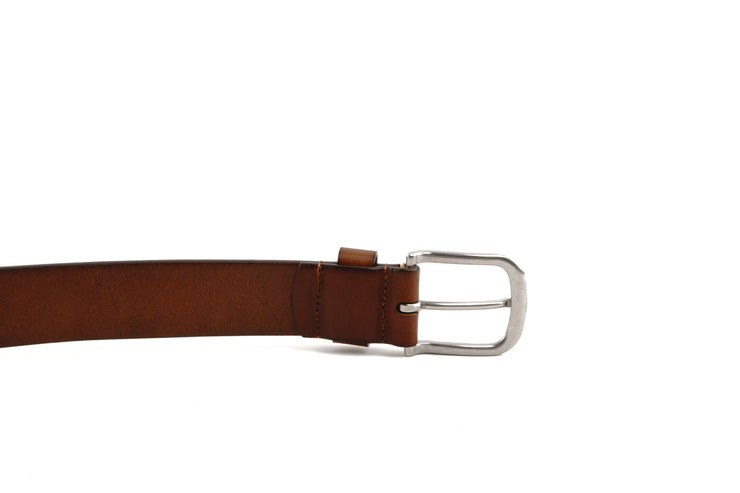 Grainy Matte Leather Belt