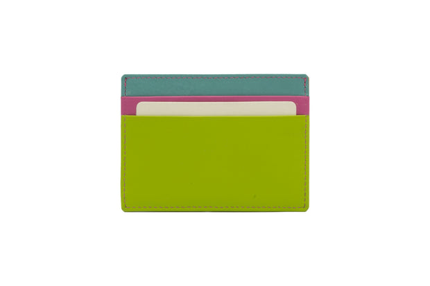 Leather Card Piece - Multicolor